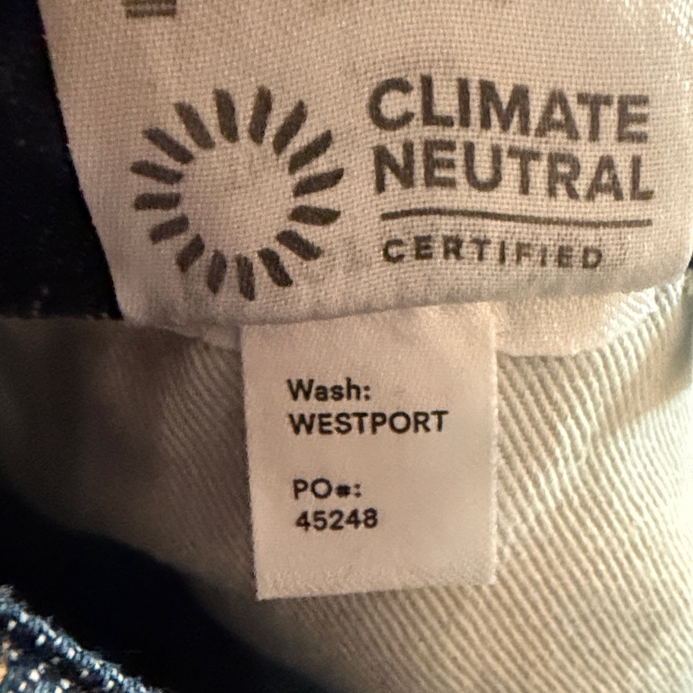 Reformation The Collection Magnolia Bow Jeans Westport Dark Wash 27 - Picture 8 of 8